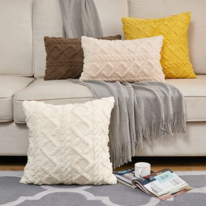 Fluffy  Pillowcase for Couch Cushion