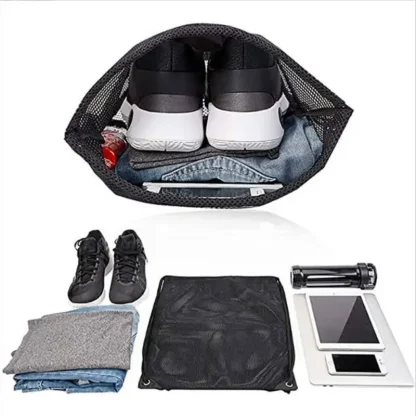 Drawstring Travel Net Bag - Image 2