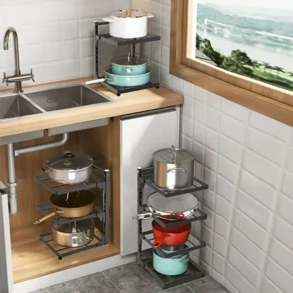 Kitchen Cabinet Storage Rack - Image 3
