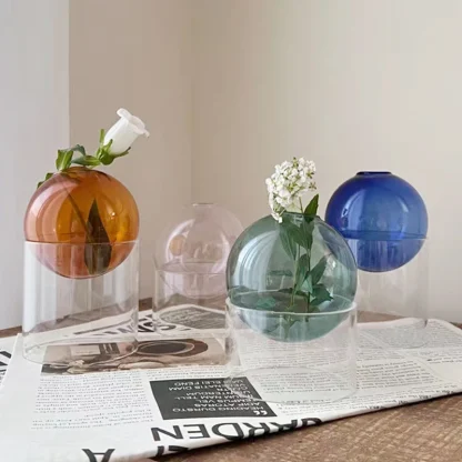 Mini Round Flower Vase - Image 3