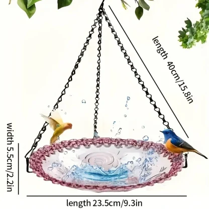 Hanging Bird Bath Feeder - Image 8