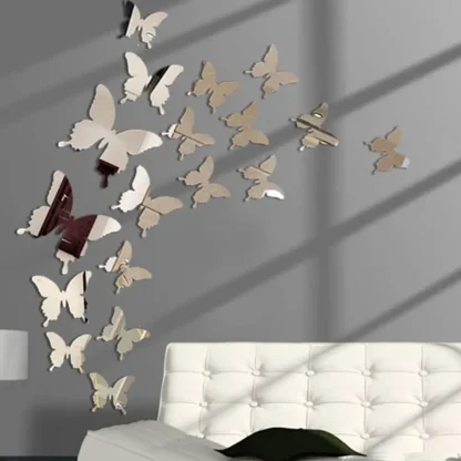 Mirror Butterfly Wall Decals - Image 2