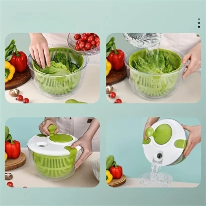 Kitchen Salad Mixer and Drainer - Image 3
