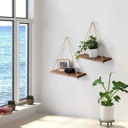 Rope Wall Storage Rack - Image 2