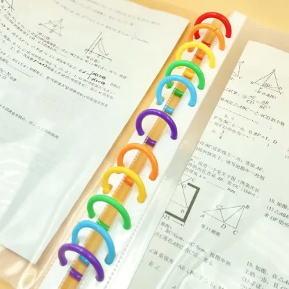 Plastic Binder Rings Set - Image 4