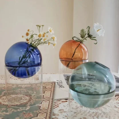 Mini Round Flower Vase - Image 4