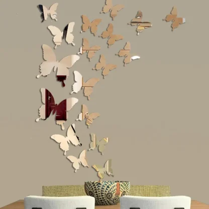 Mirror Butterfly Wall Decals - Image 6