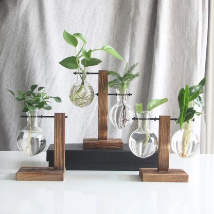 Office Hydroponic Bulb Vase - Image 2